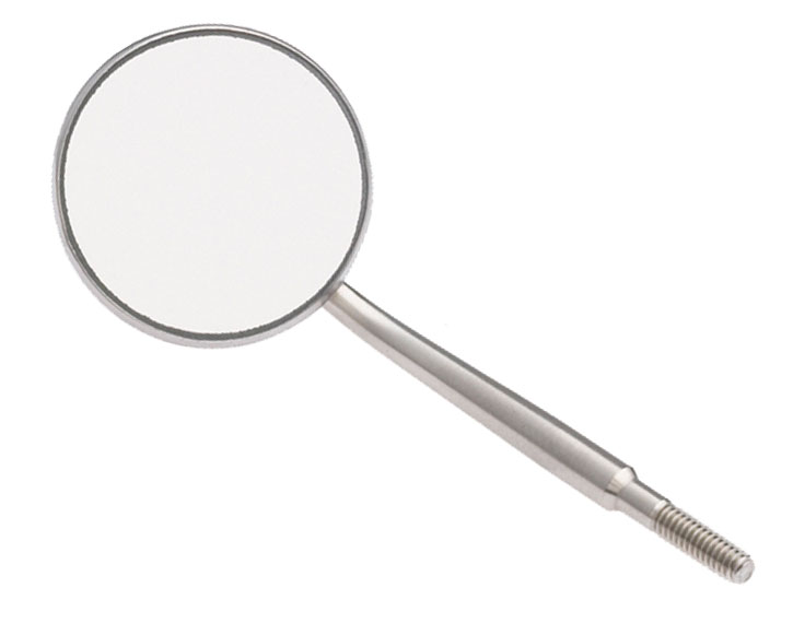 Zirc Crystal HD Cone Socket Mouth Mirrors Stainless