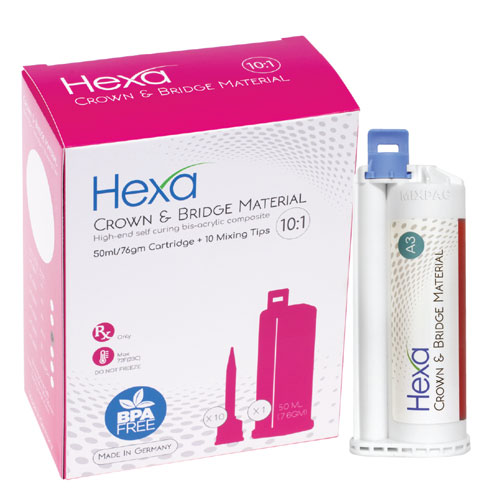 Hexa Temp Crown & Bridge Material