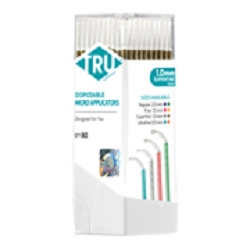 Microbrush TRU Superfine 1.0mm Gold 80pk