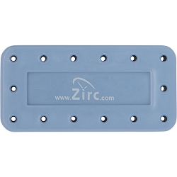 Zirc Magnetic Bur Block 14 Hole - B Blue 