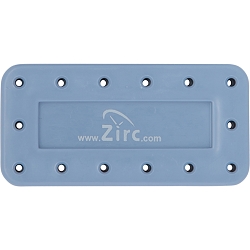 Zirc Magnetic Bur Block 14 Hole - B Blue 