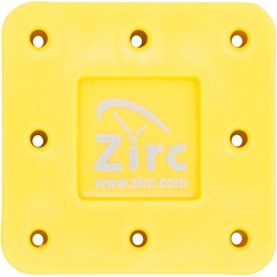 Zirc Magnetic Bur Blocks 8 Hole - O Neon Yellow