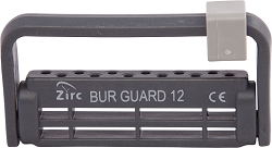 Zirc Steri-Bur Guard 12 Hole - I Gray