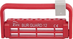 Zirc Steri-Bur Guard 12 Hole - M Red