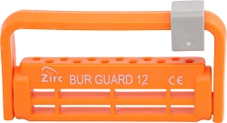 Zirc Steri-Bur Guard 12 Hole - Q Neon Orange