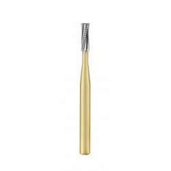Great White Gold FG Straight Flat End Fissure GW558 10pk 
