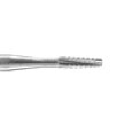 SS White Taper/Round End Plain Fissure 1170 10pk Short Shank 