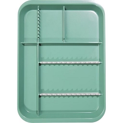 Zirc B-Lok Divided Tray  - D Green 