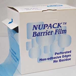 NuPack Easy-Peel Barrier Film Transparent Blue 4x6x1200