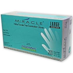 Miracle Blue Nitrile Gloves  XL 180pk 