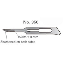 Morita Microsurgical Blades No. 350 10pk