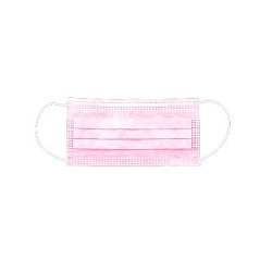 Maytex Comfort Ear Loop Mask Pink 50pk ASTM Level 2