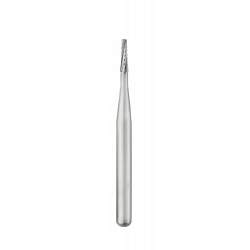 SS White Taper/Flat End Cross Cut Fissure 699 FG100pk Short Shank - Bulk